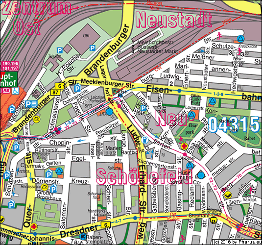 Johann-Eck-Straße Leipzig - Neustadt-Neuschönefeld