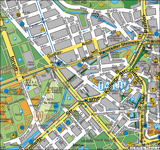 Poniatowskiplan Leipzig - Zentrum-West